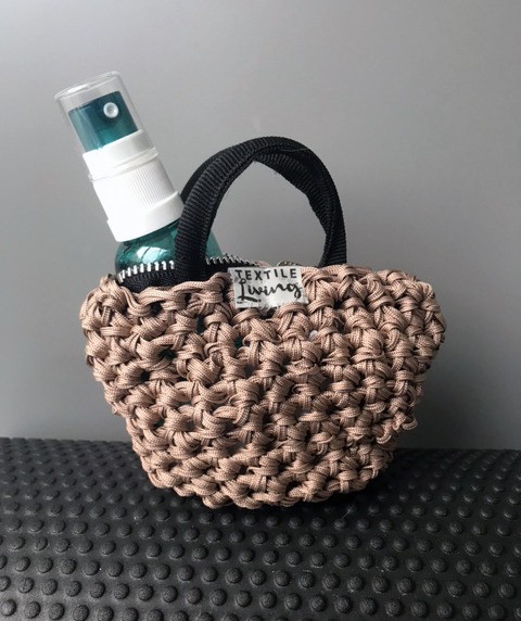 Mini tote bag little bottle