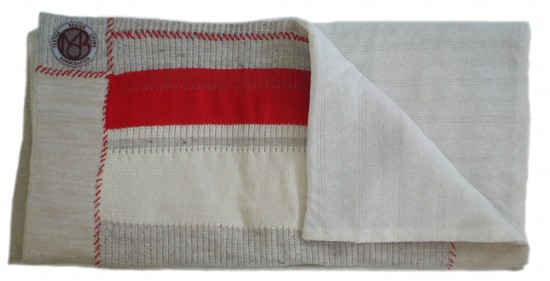 Textile living knitted plaid patty quilted lining