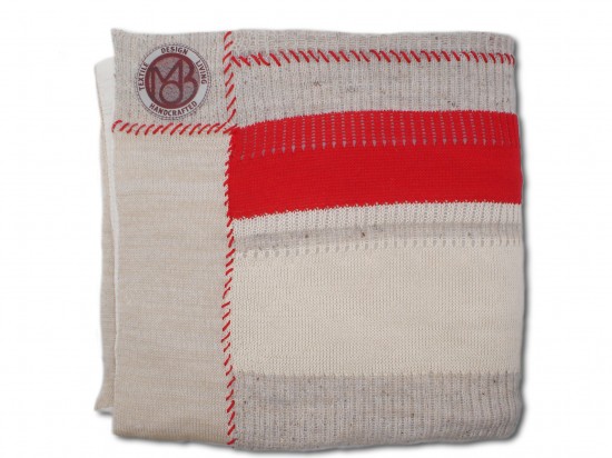 Textile living knitted plaid patty quilted